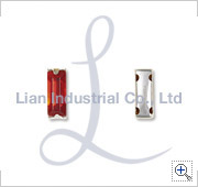 Metal Cup Base with Fancy Stone (Baguettes)